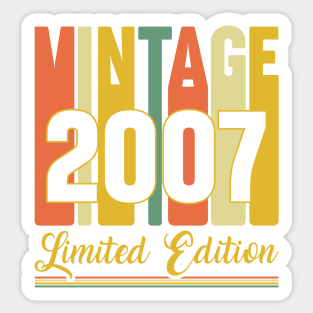 Vintage birthday gift idea Sticker